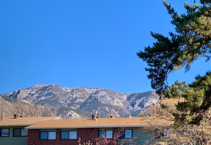 Sandia Mountains, seen from Greenbriar